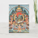 Recherche de vert tara cartes postales Thangka