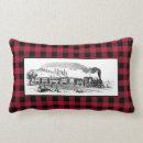 Recherche de train rouge coussins Vintage