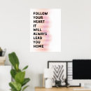 Zoek naar volg uw hart posters Volgen