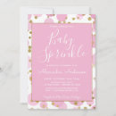 Recherche de pink and gold invitations Rose