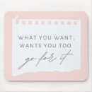 Recherche de citation positive tapis souris Rose