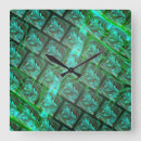 Recherche de yeux horloges Vert