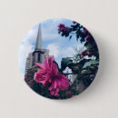 Recherche de fleurs roses de fleur badges Nature