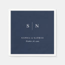 Recherche de bleu marine blanc serviettes Minimaliste