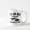 Recherche de dinosaure drôle tasses Trex