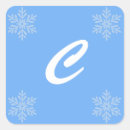 Recherche de flocon de neige blanc autocollants Bleu