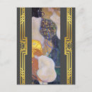 Recherche de peintures de klimt cartes postales Limette