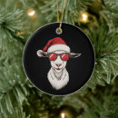 Recherche de chèvre drôle ornements Noël