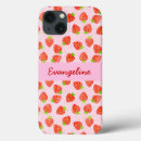 Recherche de motif nourriture iphone coques Rose