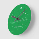 Recherche de père noël vintage horloges Xmas