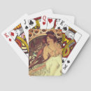 Recherche de mucha jeux de cartes Femme