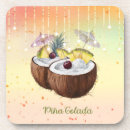 Recherche de noix coco dessous de verres Cocktails