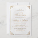 Recherche de 50 ans mariage anniversaire invitations Calligraphie de script