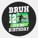 Recherche de 12ème anniversaire autocollants Football