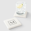 Recherche de lettre dessous de verres Personnalisation