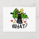 Recherche de drôle chat cartes postales Arbre
