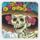 Recherche de sucre crâne autocollants Calavera