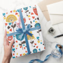 Recherche de motif floral papier cadeau Moyen siècle moderne