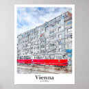 Recherche de vienne autriche posters Aquarelle