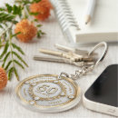 Zoek naar diamanten bruiloft sleutelhangers Elegant
