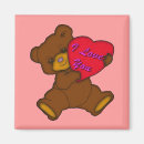 Recherche de nounours magnets Amour