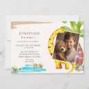 Recherche de tyrannosaurus rex anniversaire invitations Jungle