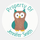 Zoek naar bruine vogel stickers Uil