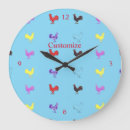 Recherche de basses cours horloges Coqs