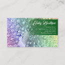Recherche de plume de paon cartes visite Aquarelle