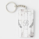 Recherche de maison en bois porteclés Monogramme