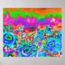 Zoek naar funky bloemen posters Blauw