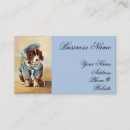 Recherche de chien vintage cartes visite Rétro