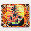 Recherche de palmiers coucher soleil tapis souris Hawaïen