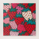 Recherche de fraise puzzles Été