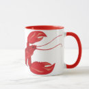 Recherche de homards tasses Rouge