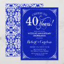 Recherche de saphir mariage invitations Damassé