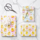Recherche de poussin pâques papier cadeau Aquarelle