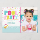 Zoek naar pool party birthday uitnodigingen Roze