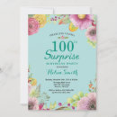 Recherche de centenaire anniversaire invitations Élégant