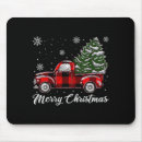 Recherche de camion rouge tapis souris Vintage