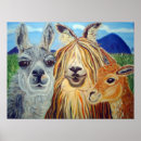 Recherche de peinture lama posters Alpaga