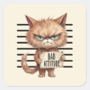 Recherche de chats grincheux autocollants Amoureux des chats