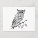 Recherche de zendoodle vœux cartes Owl