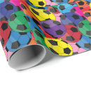 Recherche de ballon de football papier cadeau Motif