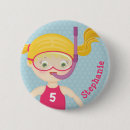 Recherche de fille de plage badges Pour enfants