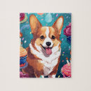 Recherche de corgi puzzles Illustration
