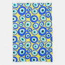 Zoek naar symbool keuken handdoeken Blauw