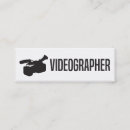 Zoek naar videografie visitekaartjes Eenvoudig