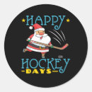 Recherche de hockey père noël autocollants Vacances