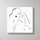Zoek naar schets canvas prints Meisjeskracht